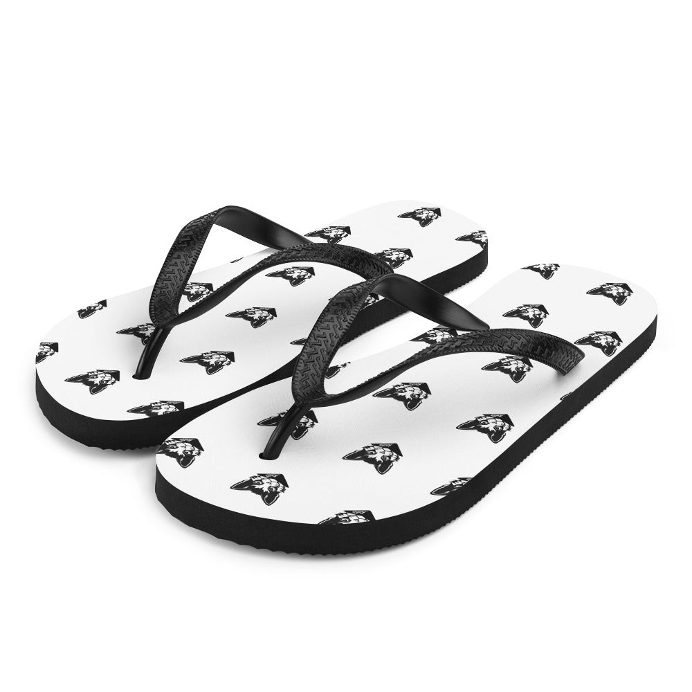 "Katto" Cat (S) Flip-Flops White