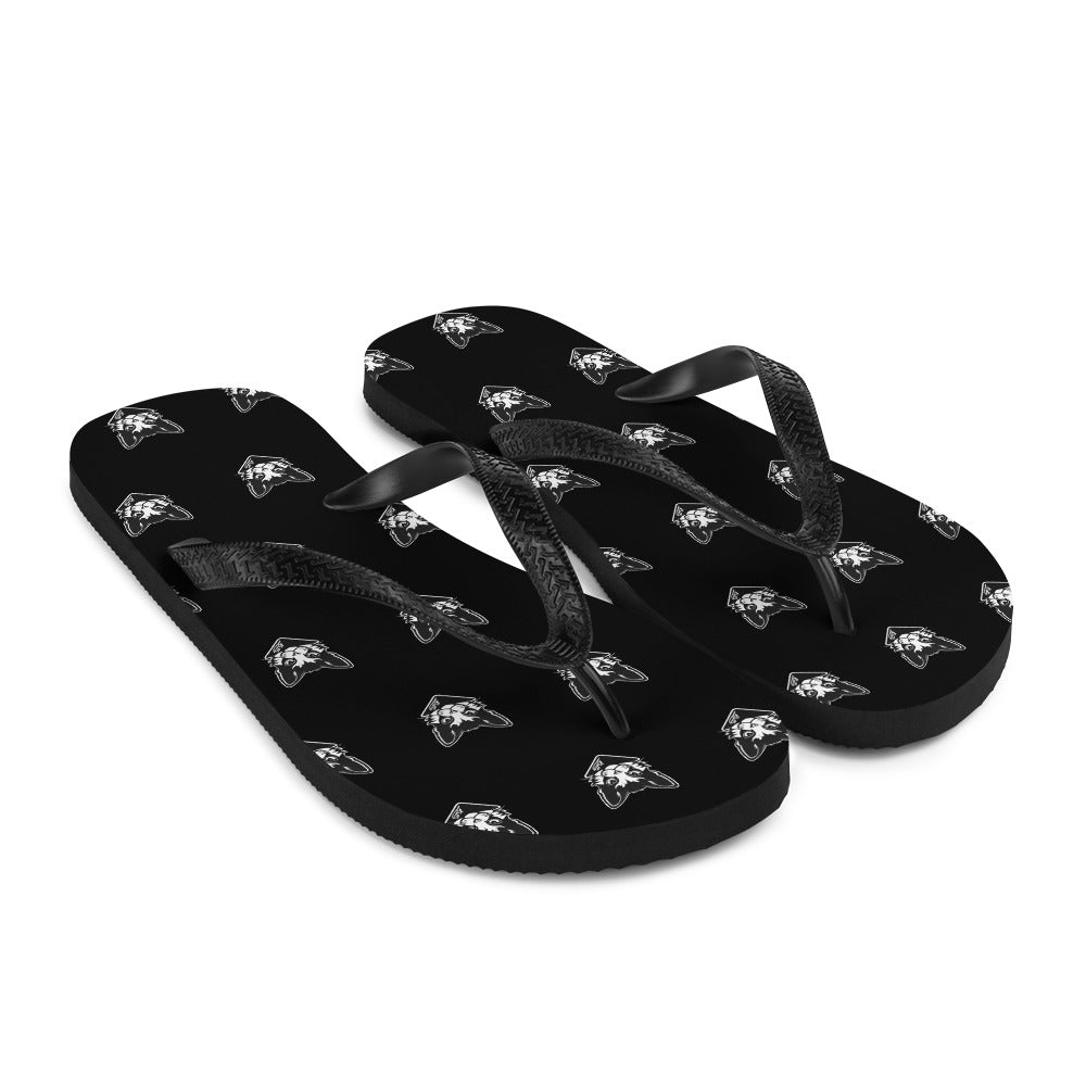 "Katto" Cat (S) Flip-Flops Black