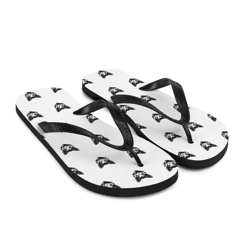 "Katto" Cat (S) Flip-Flops White