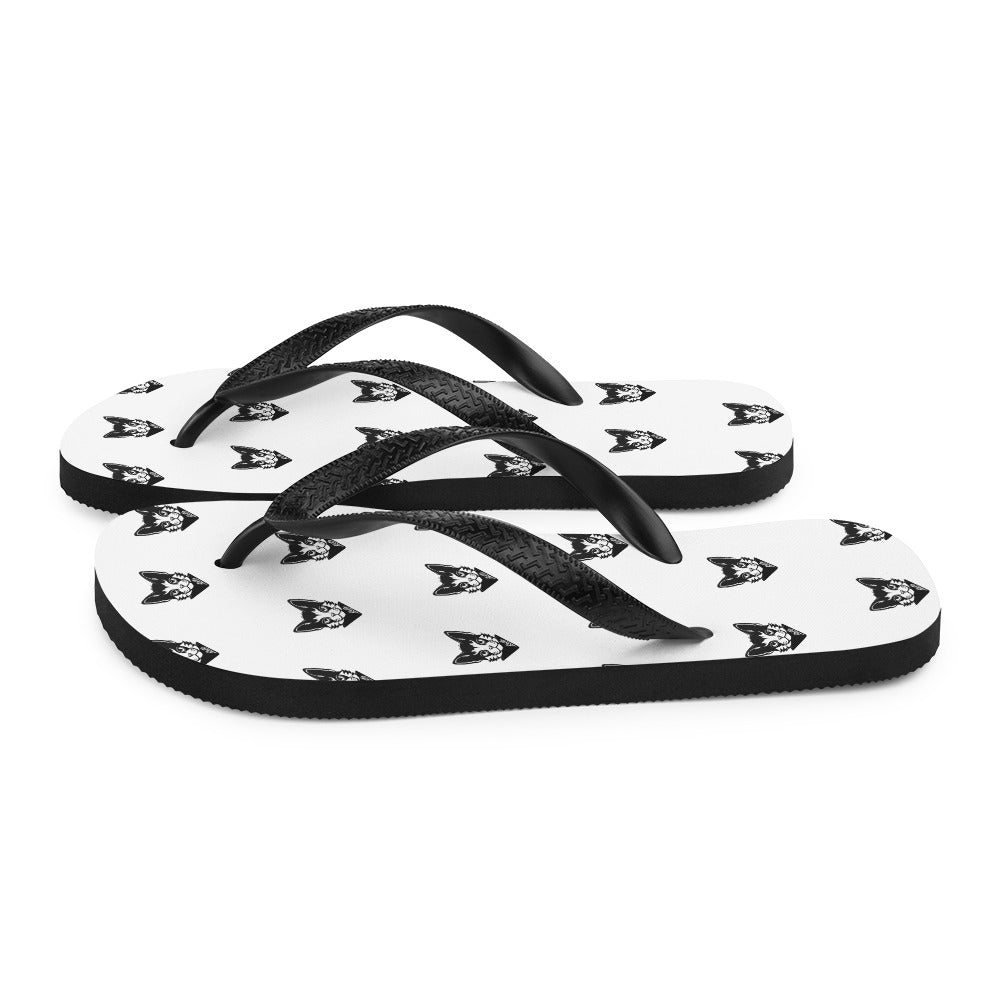 "Katto" Cat (S) Flip-Flops White