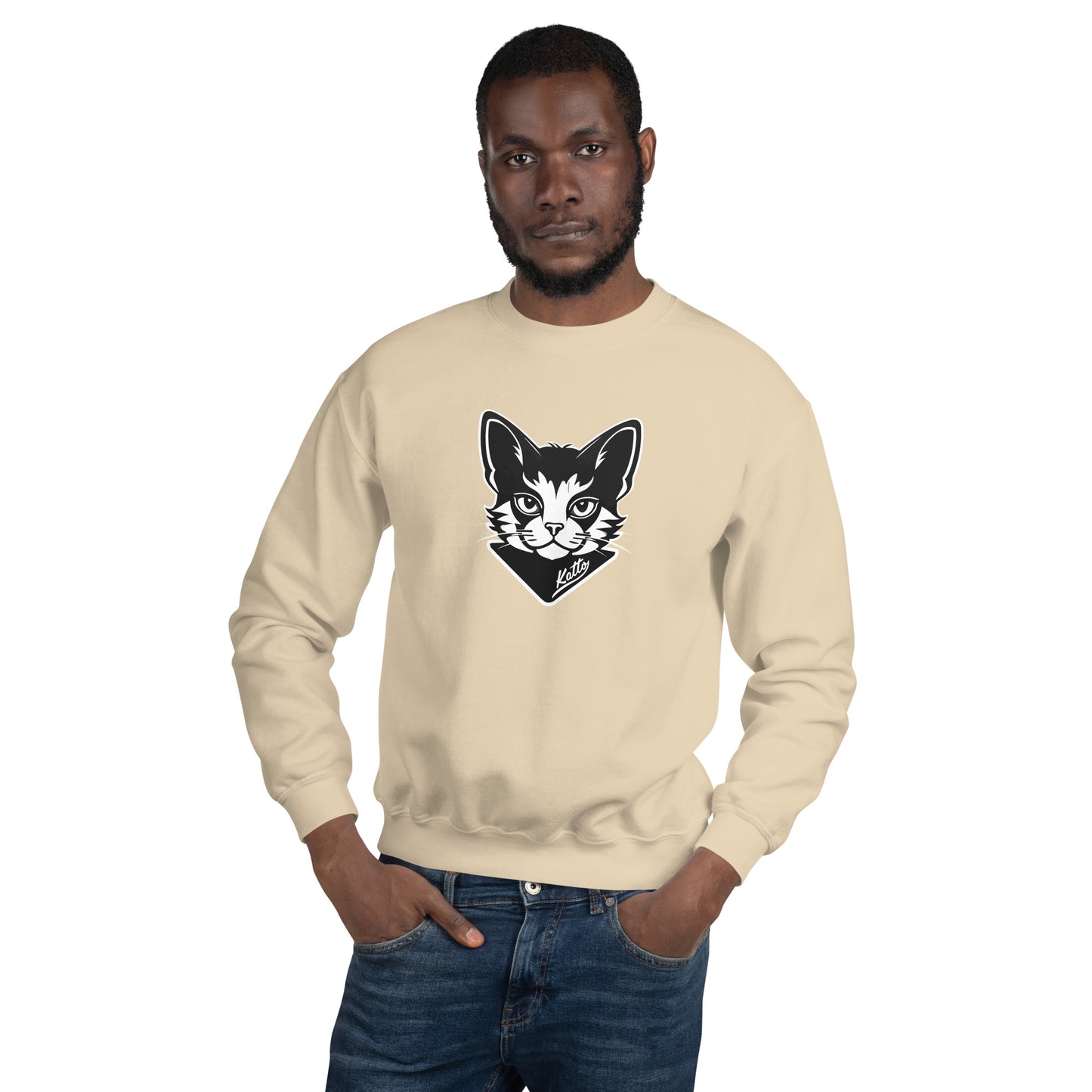"Katto" Cat (L) Unisex Sweatshirt