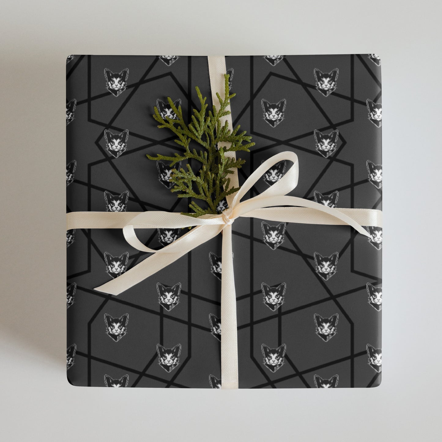 "Katto" Cat Wrapping paper sheets Polygon